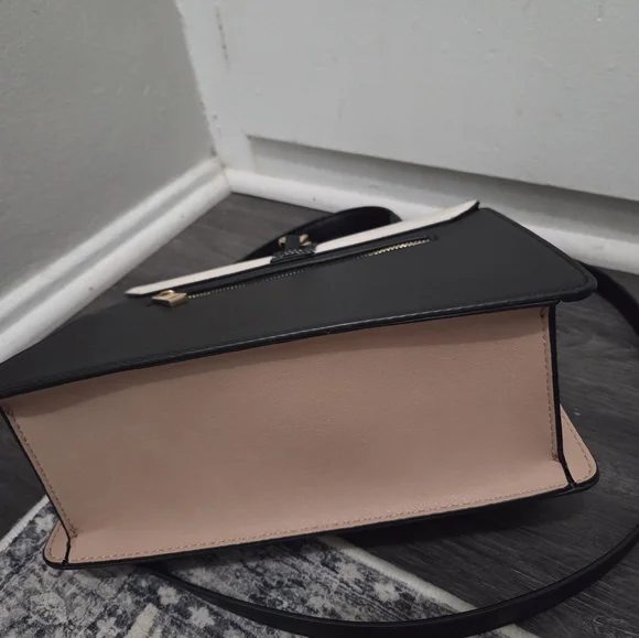 Aldo Black, Cream, and Tan Crossbody Bag - Picture 7 of 8